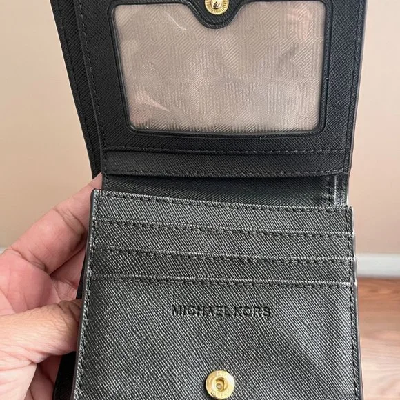 MICHAEL Michael Kors Jet Set Travel Bifold Wallet - Brown - Vintage - Picture 4 of 6